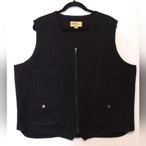 Men's Orton Brothers Wool Blend Utility Vest,  XL Charcoal Stripe